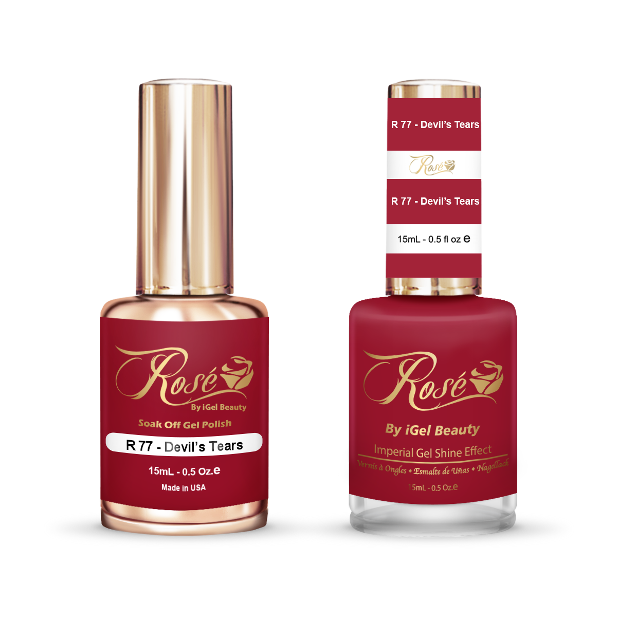 ジェルアップ Rosé - R077 Devil's Tears – iGel Beauty